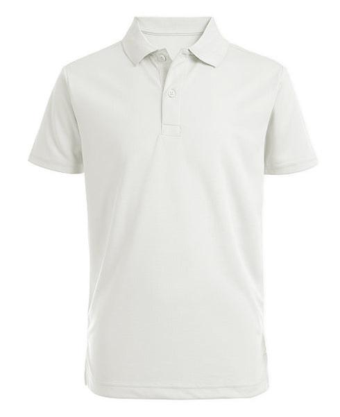 Hunter White School Polo (No Crest, No Logo Branding)